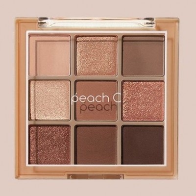 PEACH C 九宮格眼影盤 (Soft Brown)